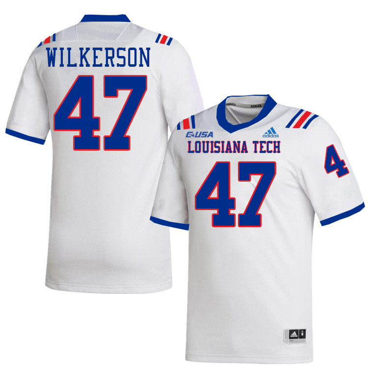 Jay Wilkerson Louisiana Tech Jersey,LA Tech Bulldogs Football Jerseys,Uniforms,Gears-White